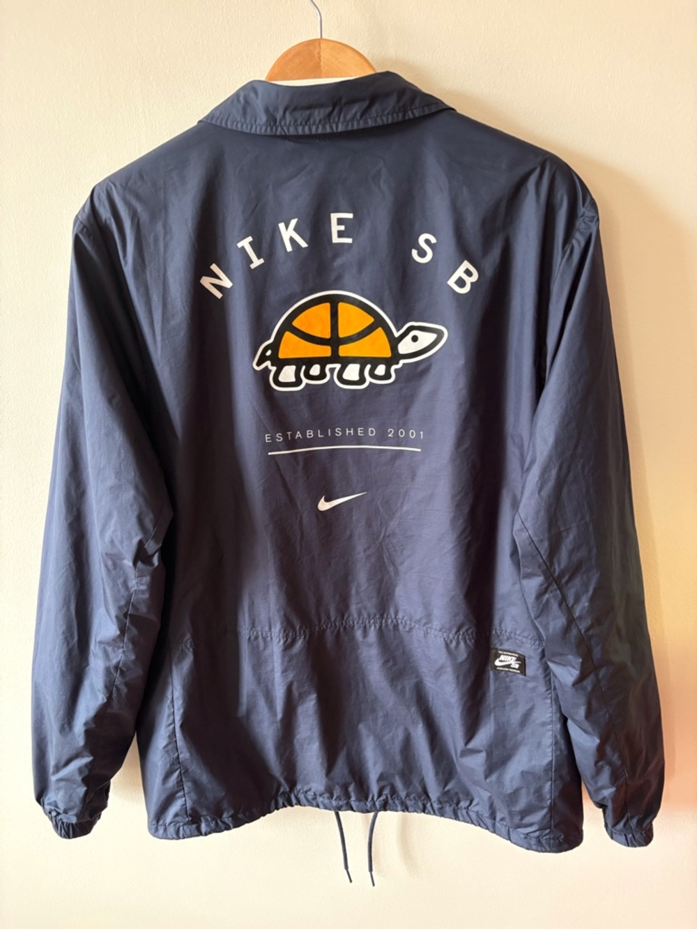 Nike SB Turtle Coaches Jacket Navy Size Large - Picture 3 of 15